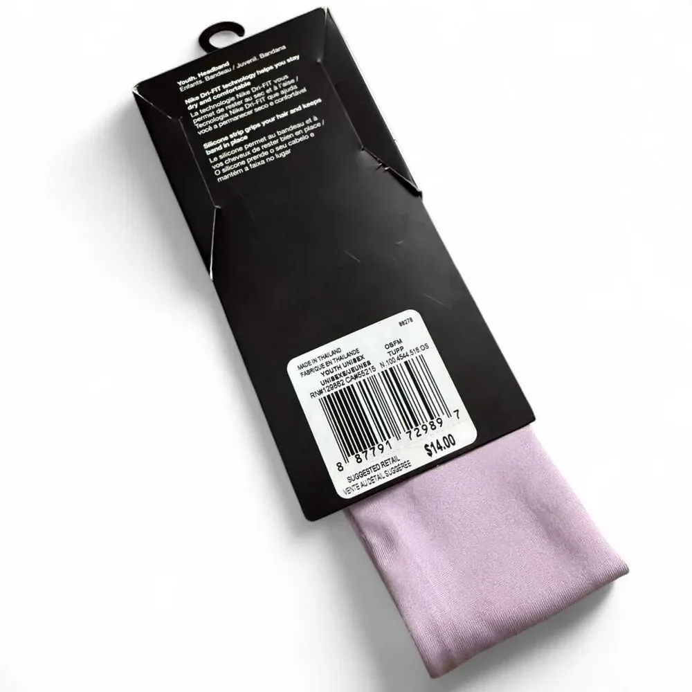 Nike Dri-Fit purple and orange headband Unisex NEW WITH TAGS